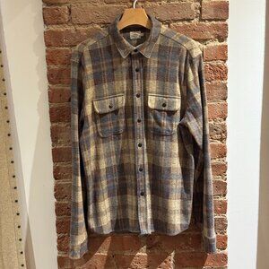 Faherty Legend Sweater Shirt - Bozeman Plaid - Mens L